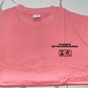 NWT-A+ Rating Pink‎ Tee by Students Golf
